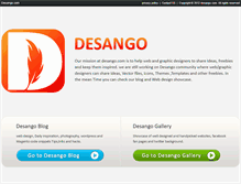 Tablet Screenshot of desango.com